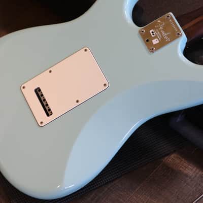 2017 Fender Limited Edition American Professional Stratocaster w/ RW Neck Electric Guitar Daphne Blue + COA OHSC image 17