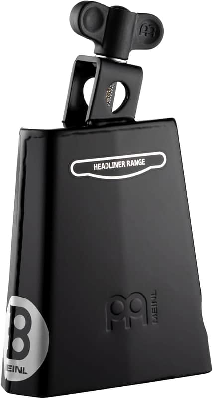 Meinl Percussion HCO4BK Headliner Series Mountable 5-Inch Cowbell, Black Powder Coated Steel image 1