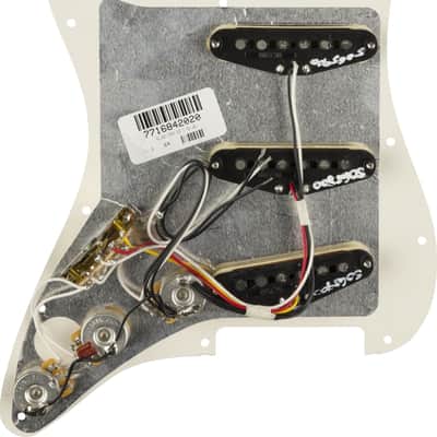 Fender Tex-Mex Loaded Stratocaster Pickguard, Parchment image 2