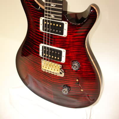 PRS Paul Reed Smith Custom 24 "Floyd" 10-Top Guitar, Rosewood Fretboard, Fire Red Burst image 3