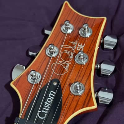 PRS SE Custom 24 Zebrawood 2018 - 2019 - Vintage Sunburst - Roadrunner Premium Padded Gig Bag Included image 3