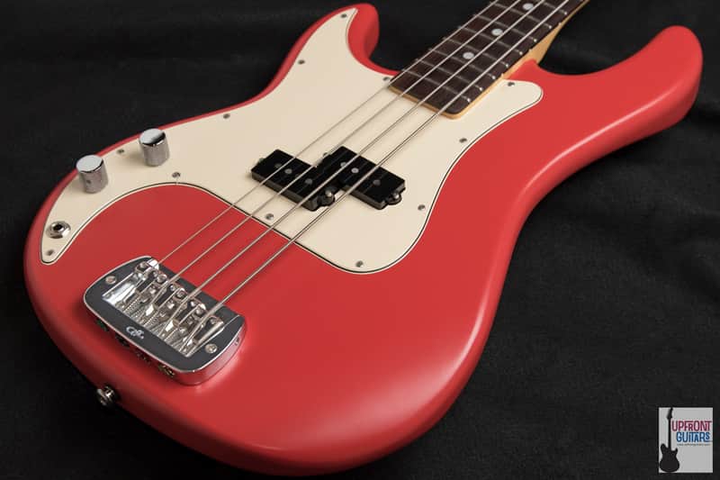 G&L LB-100 Bass Fullerton Red w/ Satin Frost Left Handed image 1