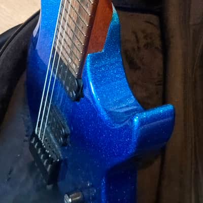 Kiesel Osiris OM6 Multiscale Headless Custom Blue Gradient 6-String Electric Guitar image 10