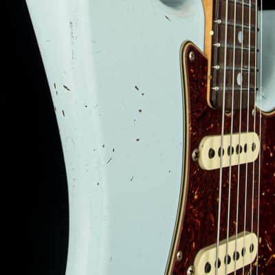 Mint Fender Custom Shop Dennis Galuszka Masterbuilt Empire 67 Stratocaster Journeyman Relic Brazilian RW FB - Sonic Blue #25588 image 13
