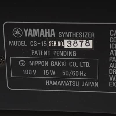 [SALE Ends Aug 6] YAMAHA CS15 37-Key Monophonic / Duophonic Analog Synthesizer CS-15 image 8