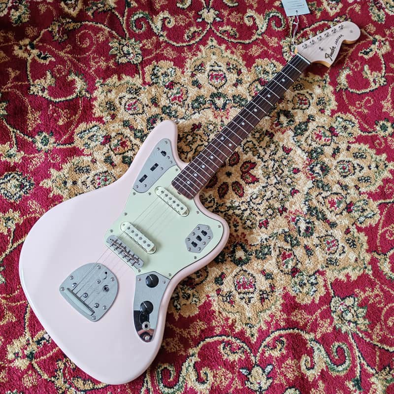 *NEW IN BOX* 2026 Fender Japan FSR Collection Traditional II 60s Jaguar Shell Pink with Matching Headstock, Custom Shop '62 PU, Alder Body 7.91 lbs , MIJ JD26