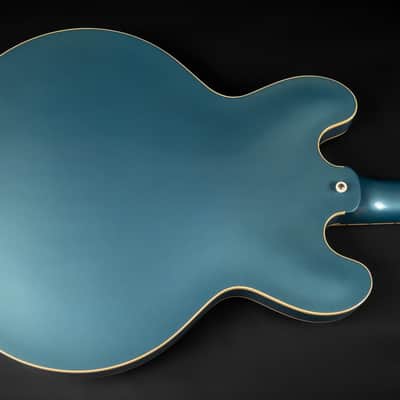 2023 Gibson Custom Shop '59 ES-335 Dot Reissue - Pelham Blue VOS | USA Vintage 1959 Semi-Hollow Custombucker AlNiCo III Unpotted Humbucker 3.39kg | CoA OHSC image 11