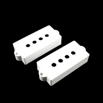 Allparts Pickup Covers For Fender P. Bass - WHITE, #PC-0951-025