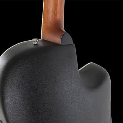 Ovation CS24L-5G Celebrity Series Traditional Left-Handed Mid-Depth Acoustic-Electric Guitar Black image 11