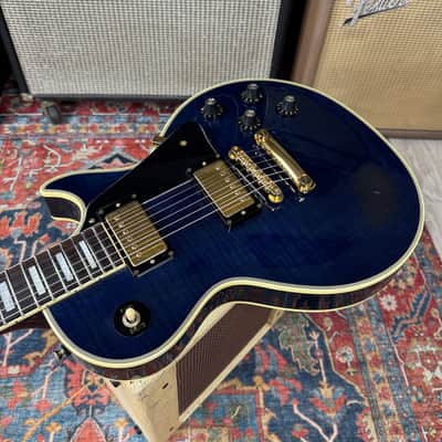 Greco Les Paul Custom Blue Flame Model EGC68- 700 Mint Collection - 1987 image 8