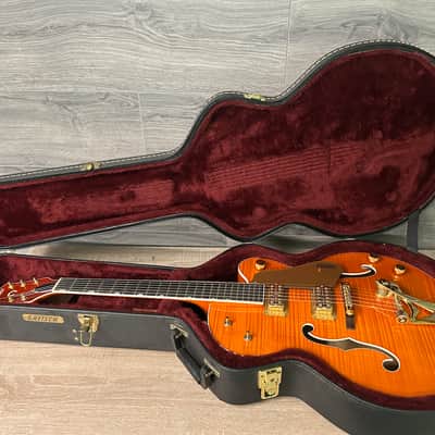 Gretsch G6120TM Tiger Maple Orange Hollow Body Electric Guitar 2006 #2692 image 19