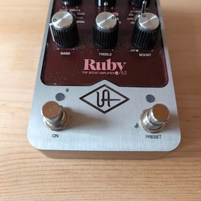 Universal Audio Ruby ’63 Top Boost Amplifier 2022 - Present - Ruby / Silver image 1