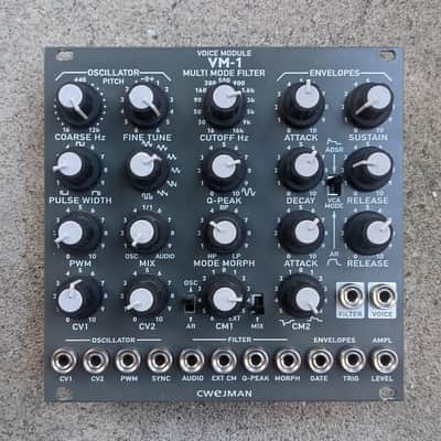 Cwejman VM-1 Voice Module with custom 4hp output expander. image 1