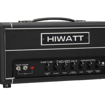 Hiwatt TB40/20 Head - 40/20W 2-Channel Amp w/ Spring Reverb (TB4020H-U) image 2