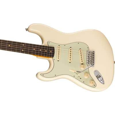 Fender American Vintage II 1961 Stratocaster LH RW Olympic White - Electric Guitar image 3