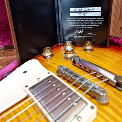 Gibson Les Paul 1959 Reissue VOS Washed Cherry Sunburst, Bj. 2012 image 18