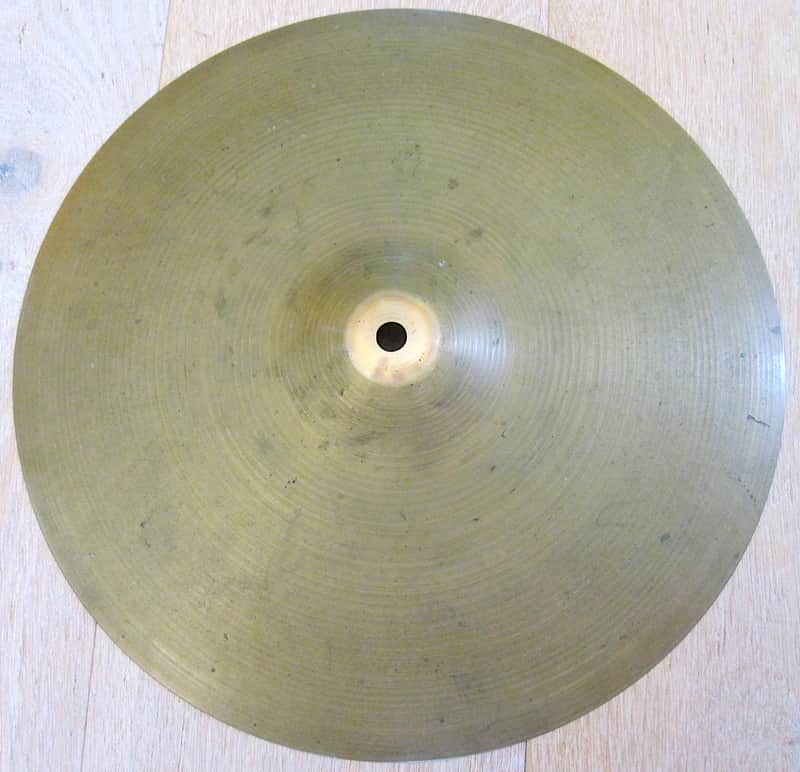 14" Zildjian A Paper-Thin Hihat Cymbal - Vintage 1960s image 1