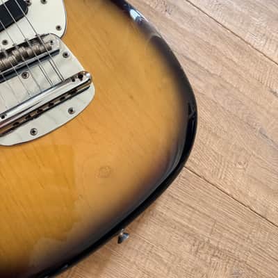 1975 Fender Mustang Left Handed Lefty Sunburst Vintage Rare Collector CBS image 4