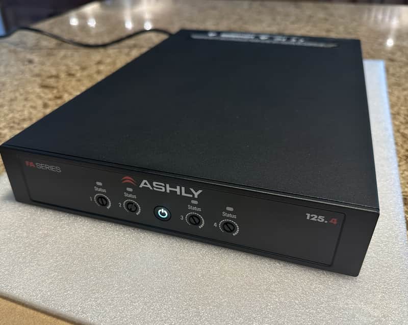 Ashly FA-125.4 4-Channel 125W Power Amplifier – Mint Open Box – Tested image 1