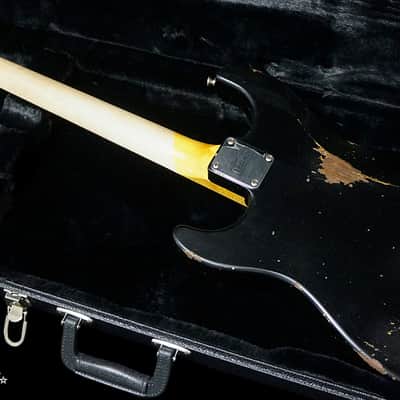 Friedman USA Custom Shop Vintage S Guitar in Black with Gold Stars image 9