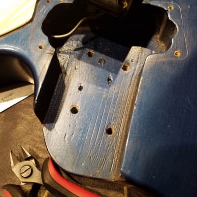 Mosrite Electric Bass Metallic Blue 1970s image 15
