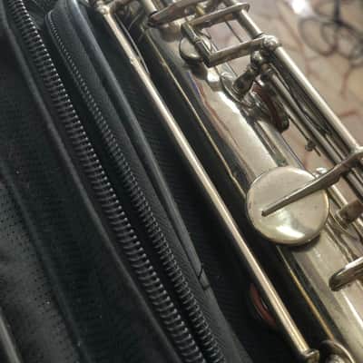 AMATI Toneking Kraslice Tenor Sax s.n. 31601 Czech made 1970 - silver image 8