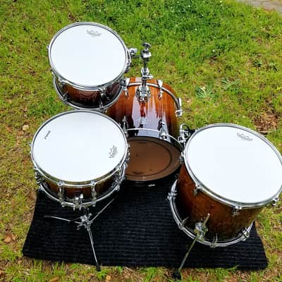 Sonor Ascent Jazz, Heavy German Beech, 12/14/18 w/ 6.5" Snare, Burnt Fade Lacquer, Local Pickup Only image 9