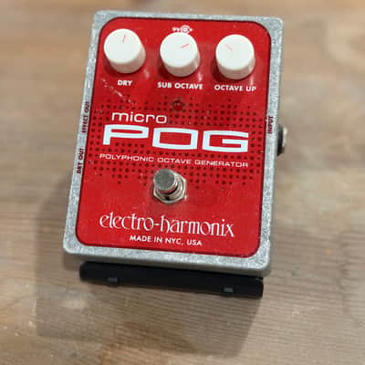 Electro-Harmonix Micro POG Polyphonic Octave Generator 2007 - Present - Red / Gray image 1
