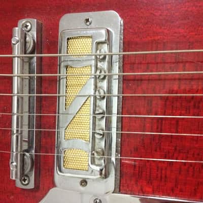 Teisco Sekova St. George Jaguar Style 1960's Redburst image 13