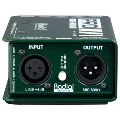 Radial Pro-AV1 Multi Media Passive DI Box - DI Box imagen 3
