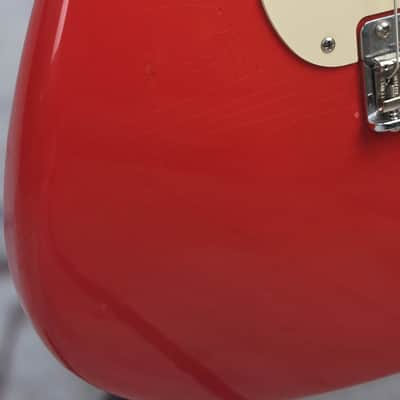 USED Fender Custom Shop 1956 Stratocaster Relic 6 String Electric Guitar Closet Classic Fiesta Red image 14