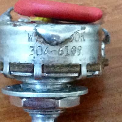 original 1961 Fender Stratocaster Stackpole pots potentiometers pot 1962 image 9