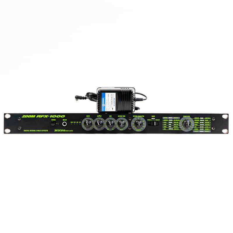 Zoom RFX-1000 Digital Reverb and MultiFX Unit Rackmount w/ Power