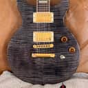 Gibson Les Paul Standard DC AAA Plus Top 2005 - Trans Ebony With Gold Hardware