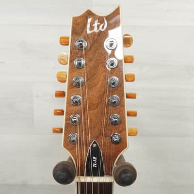 Used LTD TL-12 Acoustic Guitar Black image 14