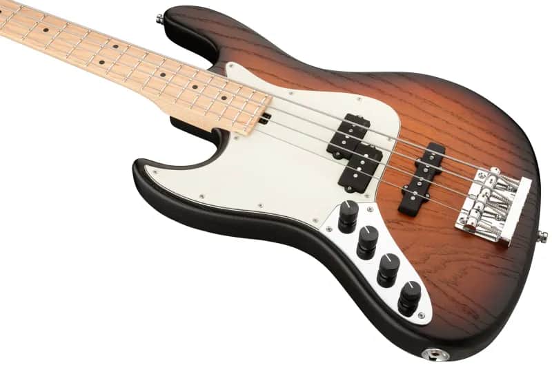 Sadowsky MetroLine 21-Fret Vintage P/J Bass-Swamp Ash Body-4 String-Almond Sunburst Transparent Satin-Lefthand image 1