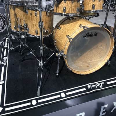 Ludwig Aged Exotic 10,12,14,16,22 drum set  2019 Tamo Ash image 2