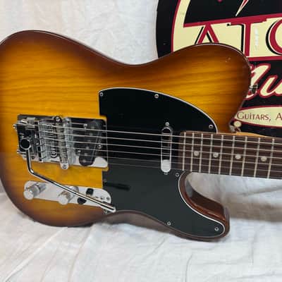 Fender 2016 Limited Edition American Standard Telecaster Figured Neck Guitar with Case 2015 - Cognac Burst / Rosewood fingerboard image 4