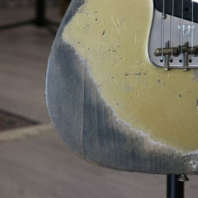 Fender Custom Shop Super Heavy Relic 1960 Telecaster - AAA Rosewood Fingerboard, Aztec gold w/ Black Paisley Pickguard image 4
