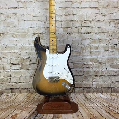 Fraser Guitars - Aged Tobacco Burst custom shop 54 Stratocaster Guitar Vintage Relic MADE TO ORDER image 6