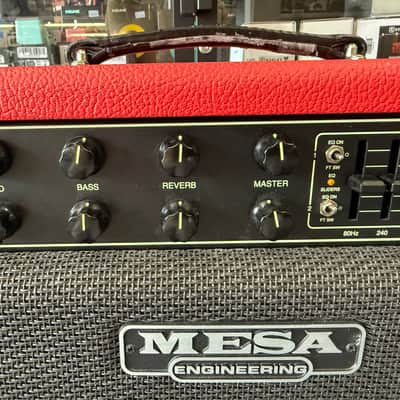 Mesa Boogie Express 5:50 +(Plus) 2-Channel 50-Watt 1x12" Guitar Combo Amplifier -2016- Red Tolex w/ ft sw + cover image 7