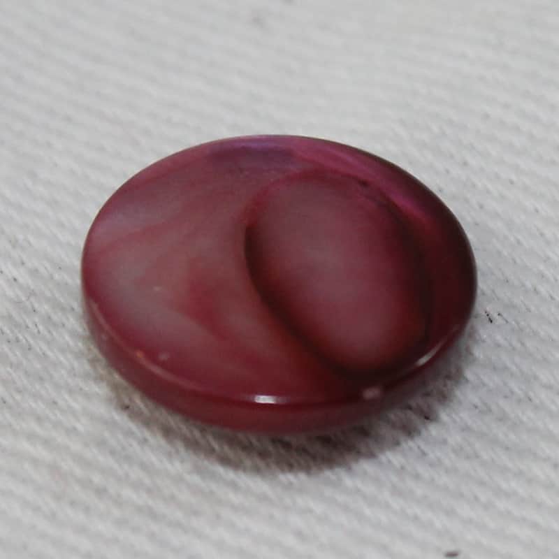 Bandoneon Button Accordion Part - Wine Red Pearl Bass Flat Button 12.7mm x 4.5mm image 1