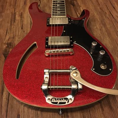 Paul Reed Smith SE Custom Semi-Hollow with Bigsby + 57/08 59/09 pickups. RARE. DOPE. image 3