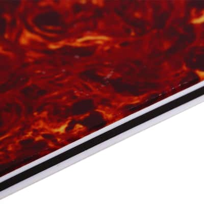 12 Holes Wide Range HH Guitar Pickguard For USA/Mexico Fender 72 Tele Thinline Style Electric Guitar, 4Ply Vintage Tortoise image 4