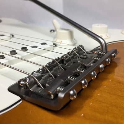 TiSonix Titanium Vintage Strat Tremolo Assembly - Distressed Finish  Titanium image 2