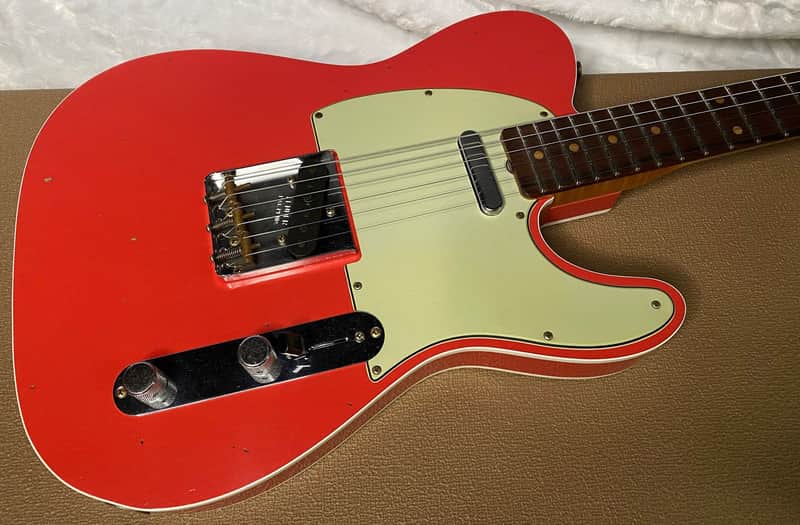 NEW! Fender Custom Shop Flamethrower Telecaster Custom - Journeyman Relic - Modern Specs - Texas Special Pick-Ups - AAAA Flamed Neck - Fiesta Red - Authorized Dealer - 7.4lbs - G07042 image 1
