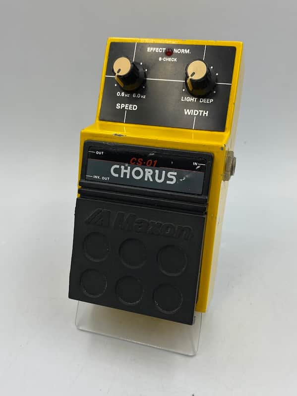 Maxon CS-01 Chorus '80s Vintage MIJ Guitar Effect Pedal Made in Japan image 1