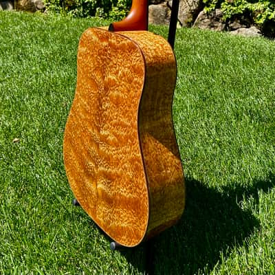 Northwood FB80D Dreadnought 2007 - Redwood top Pommele Bubinga back and sides image 2