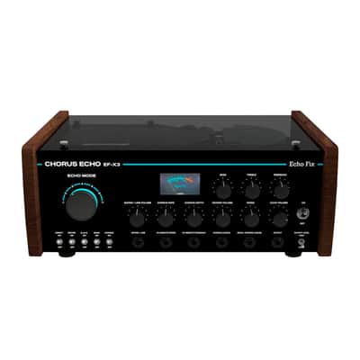 Echo Fix EF-X3 Desktop Tape Echo with BBD Analog Chorus & Spring Reverb - Black image 1