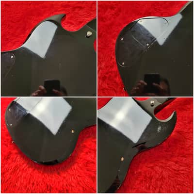 Burny REB-65 Short Scale Set Neck (Gibson EB-3 Model) 1990 - Black - Made In Japan MIJ image 12